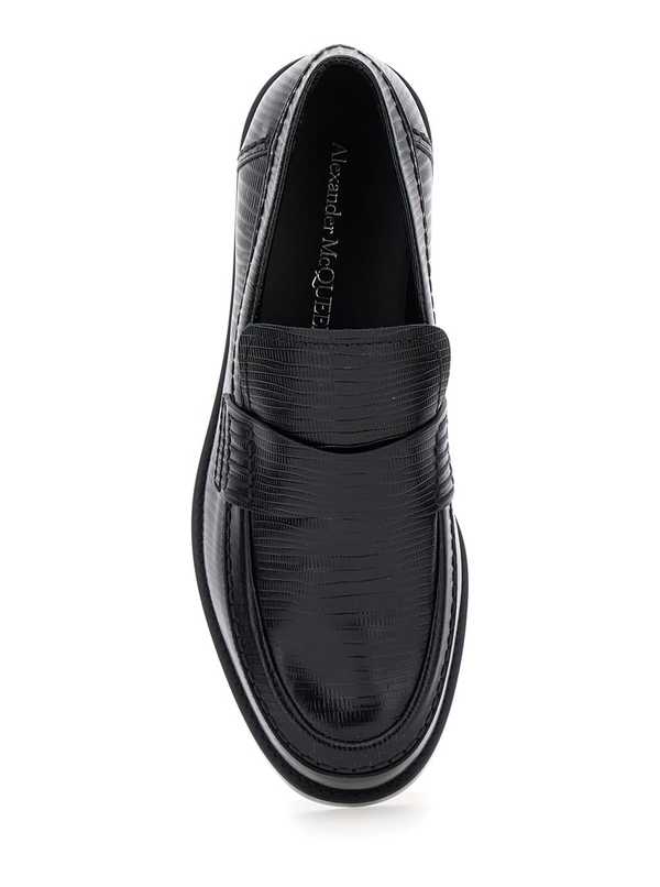 Alexander McQueen Sole Jupiter Leather Loafer - Black