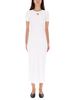 MARINE SERRE Midi Dress Moon - White - Thumbnail 1