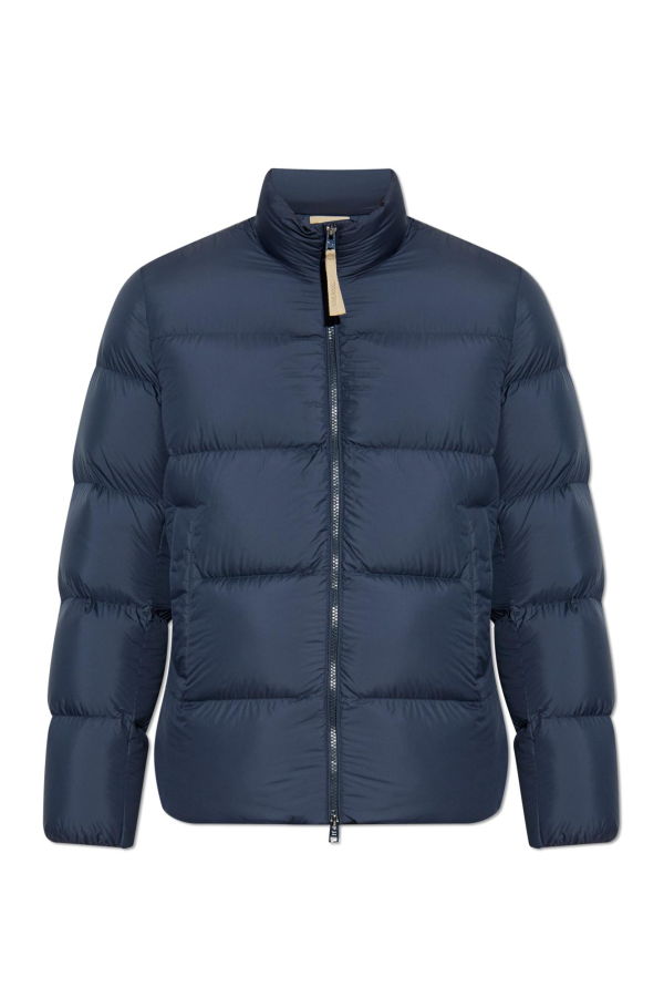 Woolrich Down Jacket With Stand-up Collar - Blue