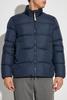 Woolrich Down Jacket With Stand-up Collar - Blue - Thumbnail 3
