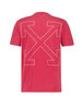 Off-White Cotton T-shirt - Red - Thumbnail 2