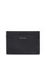 PAUL SMITH Leather Card Holder With Print - Black - Thumbnail 1