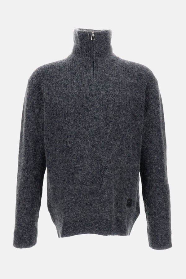 PAUL SMITH Sweater Zip Neck - Gray