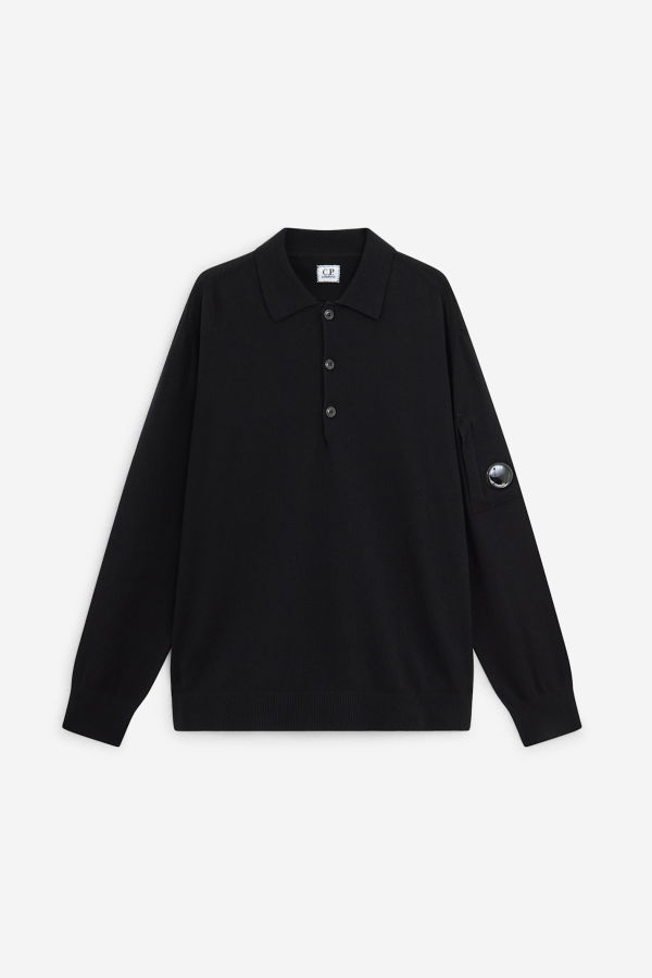 C.P. Company Polo Shirt - Black