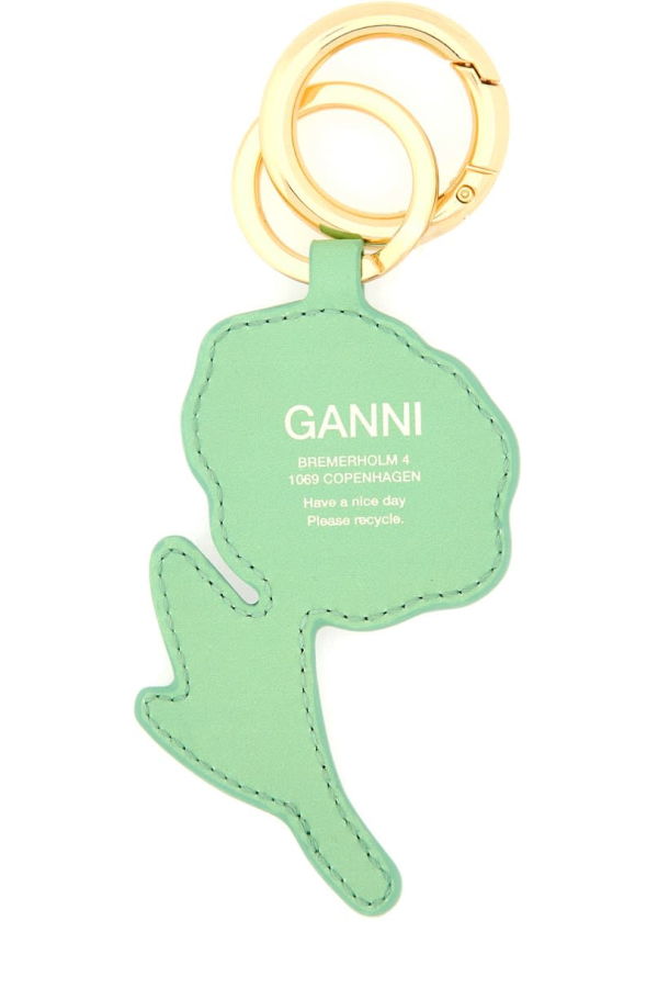 Ganni Keychain Flower Keychain - Green