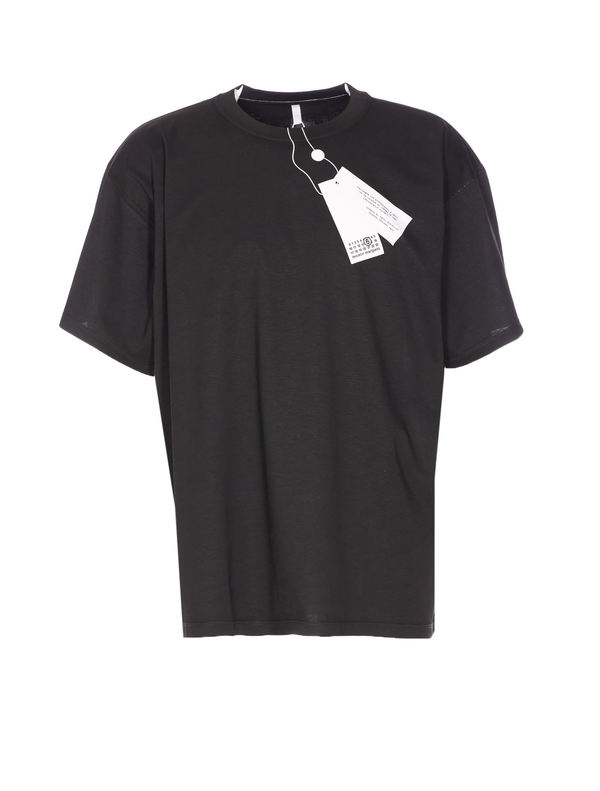 MM6 Maison Margiela Trompe Loeil T-Shirt - Black MM6 Maison Margiela Trompe Loeil T-Shirt - Black