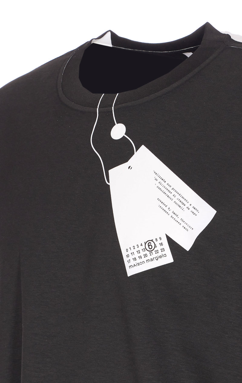 MM6 Maison Margiela Trompe Loeil T-Shirt - Black