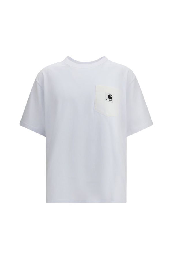 sacai Wip Cotton Jersey T-shirt Sacai X Carhartt T-shirt
