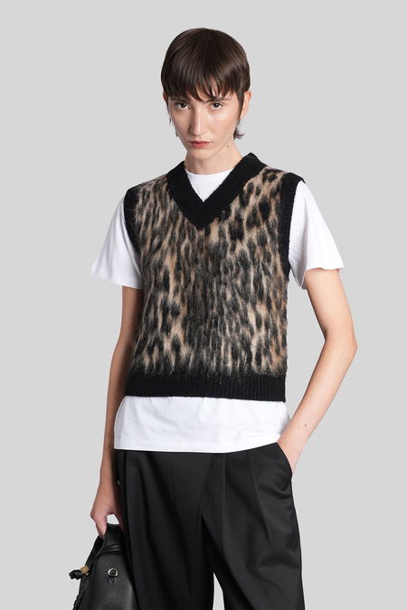 GANNI Oversized Shiny Puff Vest -Black | Garmentory