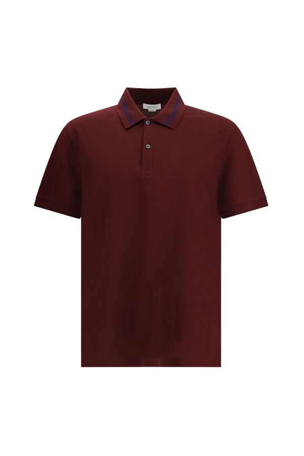 Alexander McQueen Polo With Striped Detail Polo Shirt