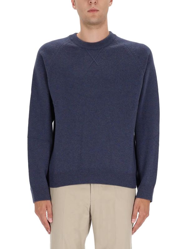 PAUL SMITH Wool Jersey Sweater - Purple