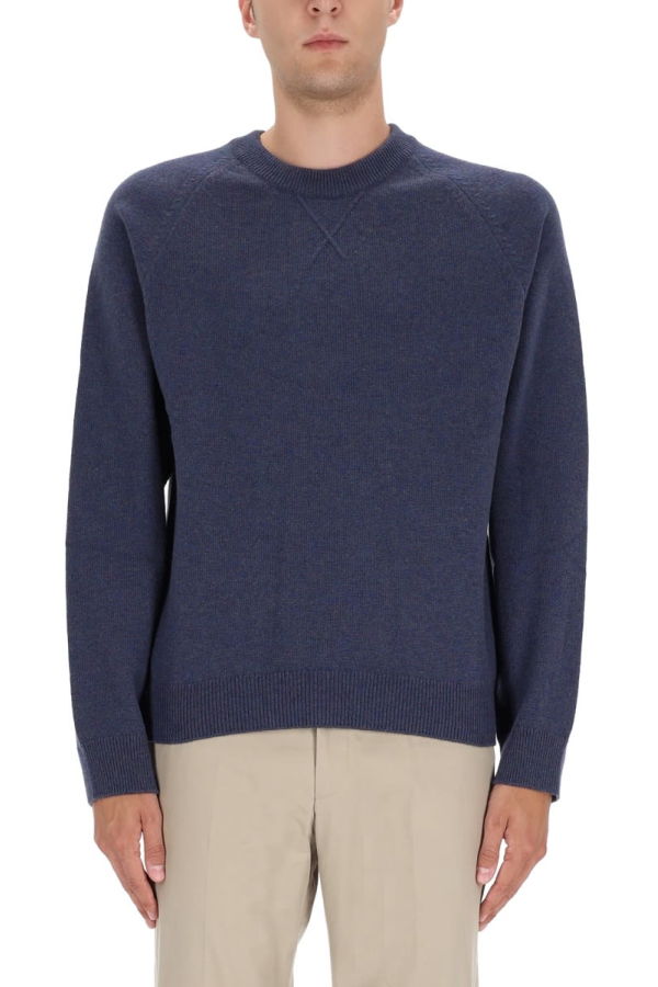 PAUL SMITH Wool Jersey Sweater - Purple
