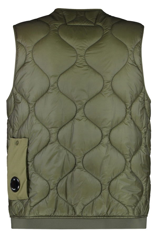 C.P. Company Full Zip Down Vest - Green