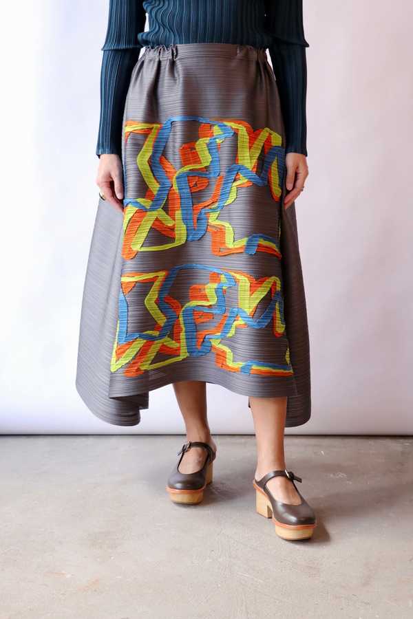 Pleats Please by Issey Miyake Mix Skirt