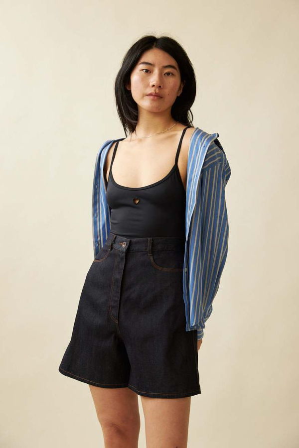 Penny Sage Freddie Shorts - Indigo