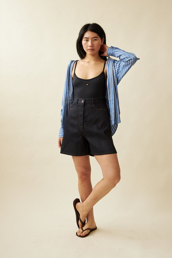 Penny Sage Freddie Shorts - Indigo