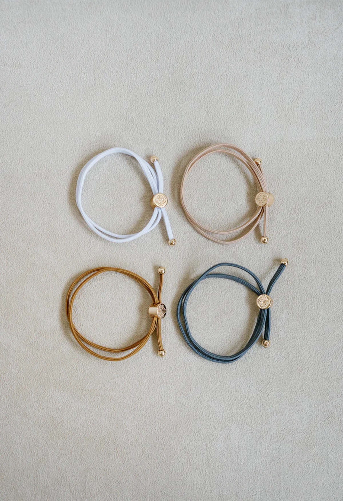 Smith and Co. Design Skinny Hair Tie Set - Neutral - Image 4 of 5