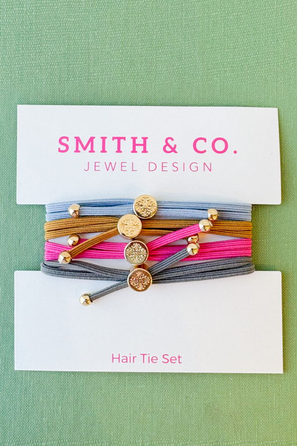 Smith and Co. Design Skinny Hair Tie Set