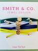 Smith and Co. Design Skinny Hair Tie Set - Tennis with Love - Thumbnail 2