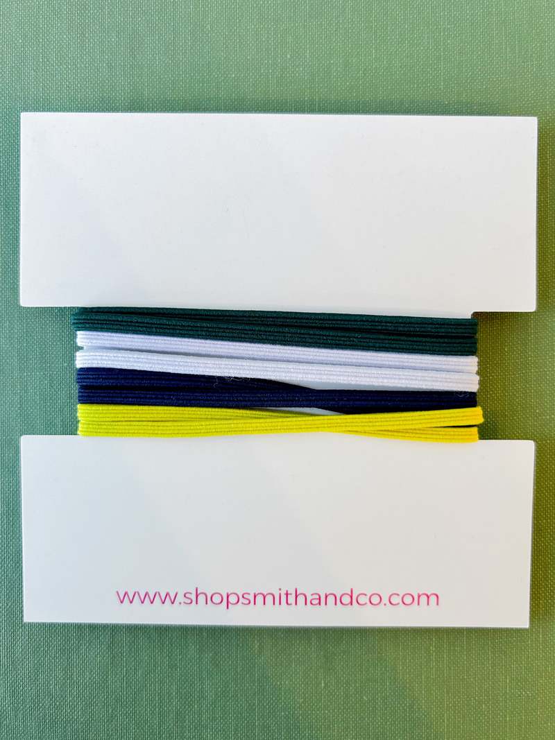 Smith and Co. Design Skinny Hair Tie Set - Tennis with Love