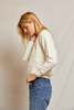 Perfect White Tee Ziggy Reverse Fleece Shrunken Crew - Thumbnail 13
