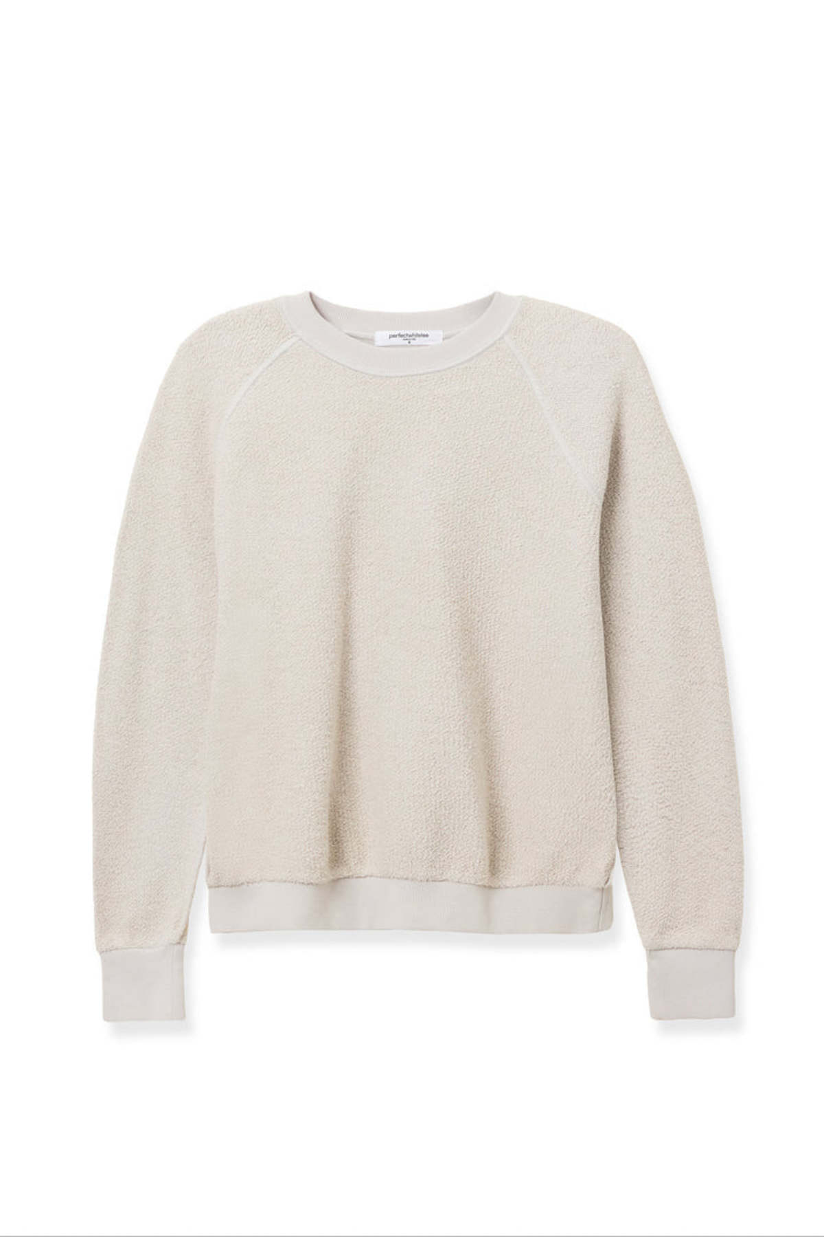 Perfect White Tee Ziggy Reverse Fleece Shrunken Crew - Image 31 of 38