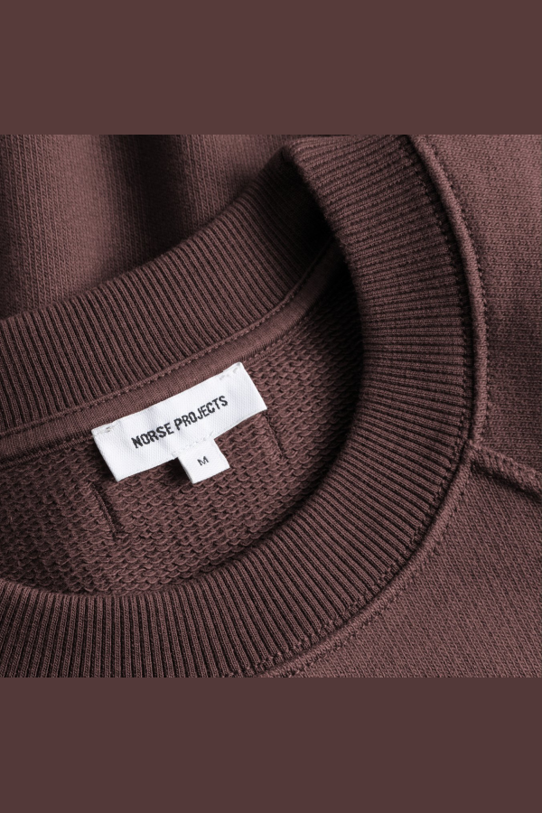 Norse Projects Tyr Relaxed Organic Loopback Raglan Crew Sweatshirt