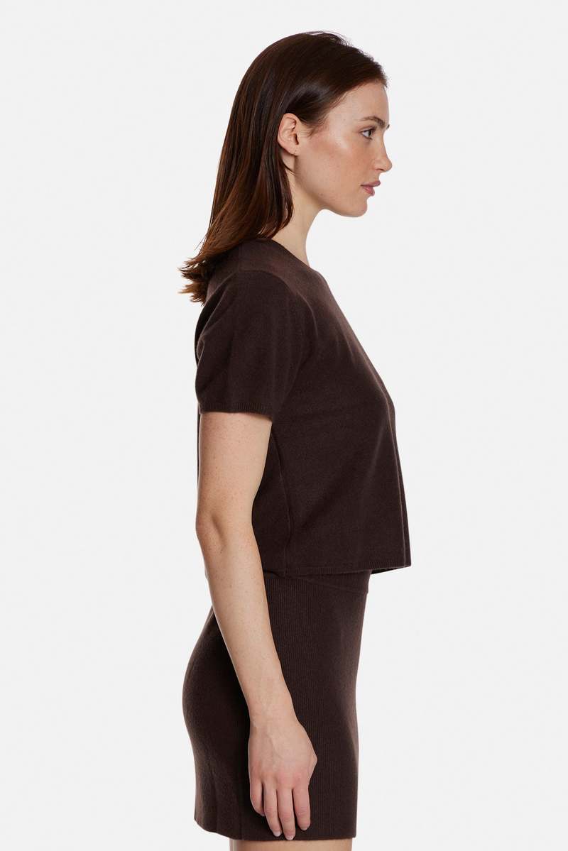 The Tile Club Bella Cashmere Short Sleeve Tee