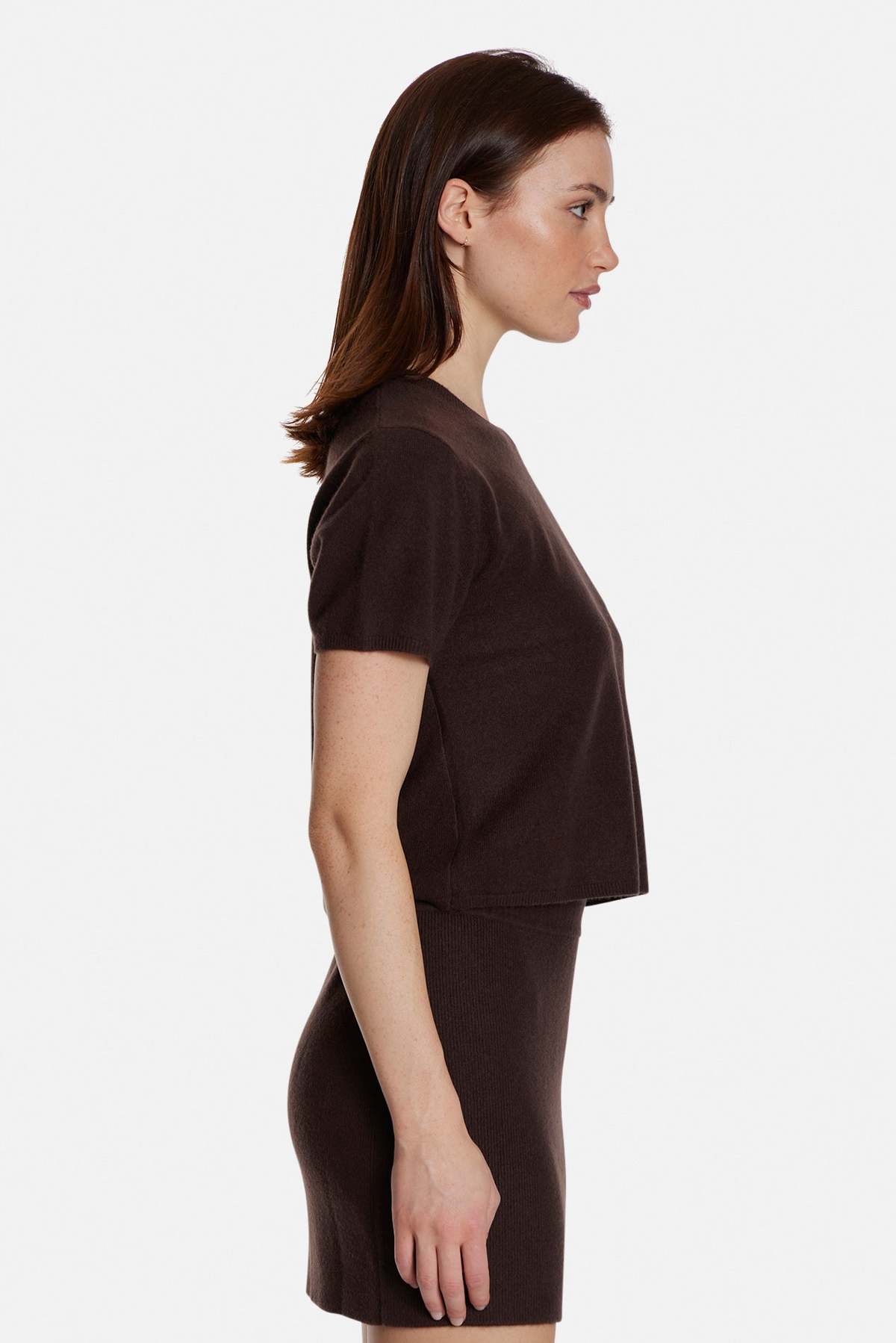 The Tile Club Bella Cashmere Short Sleeve Tee - Image 3 of 6