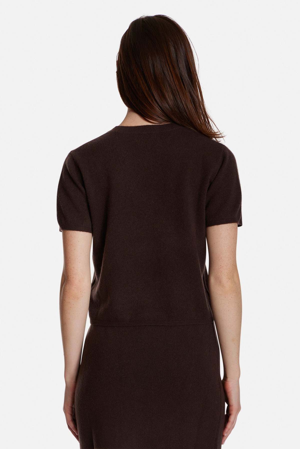 The Tile Club Bella Cashmere Short Sleeve Tee - Image 4 of 6