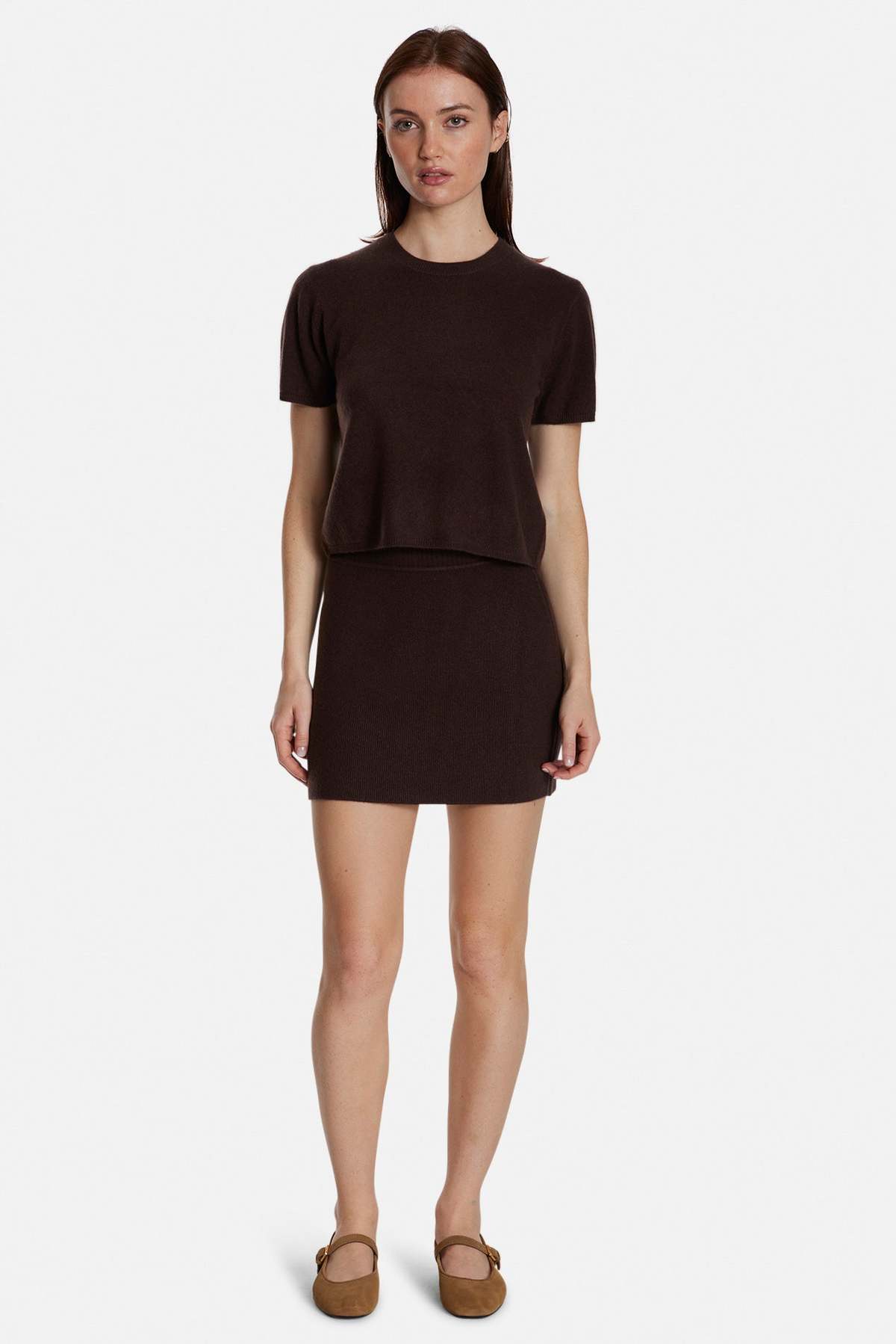 The Tile Club Bella Cashmere Short Sleeve Tee - Image 5 of 6