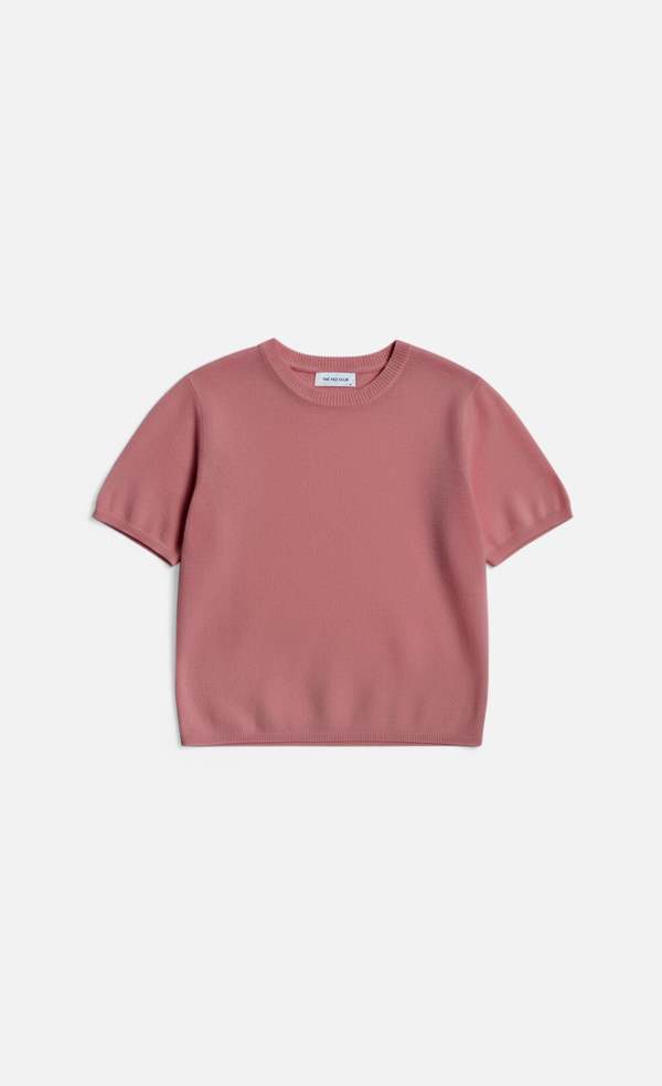 The Tile Club Bella Cashmere Short Sleeve Tee The Tile Club Bella Cashmere Short Sleeve Tee