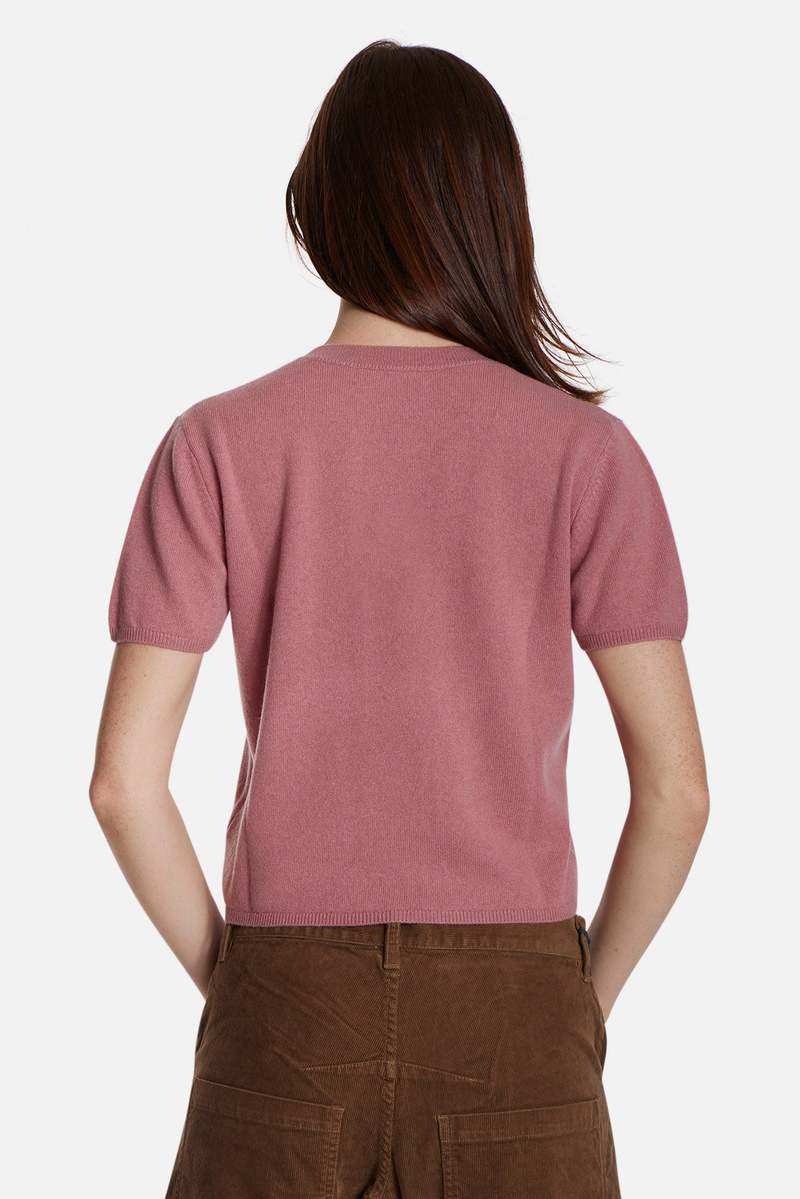 The Tile Club Bella Cashmere Short Sleeve Tee
