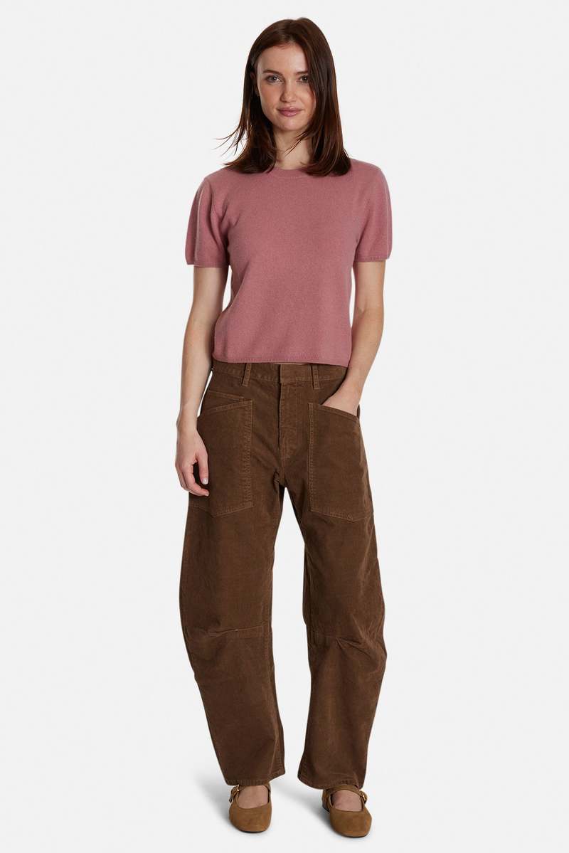 The Tile Club Bella Cashmere Short Sleeve Tee