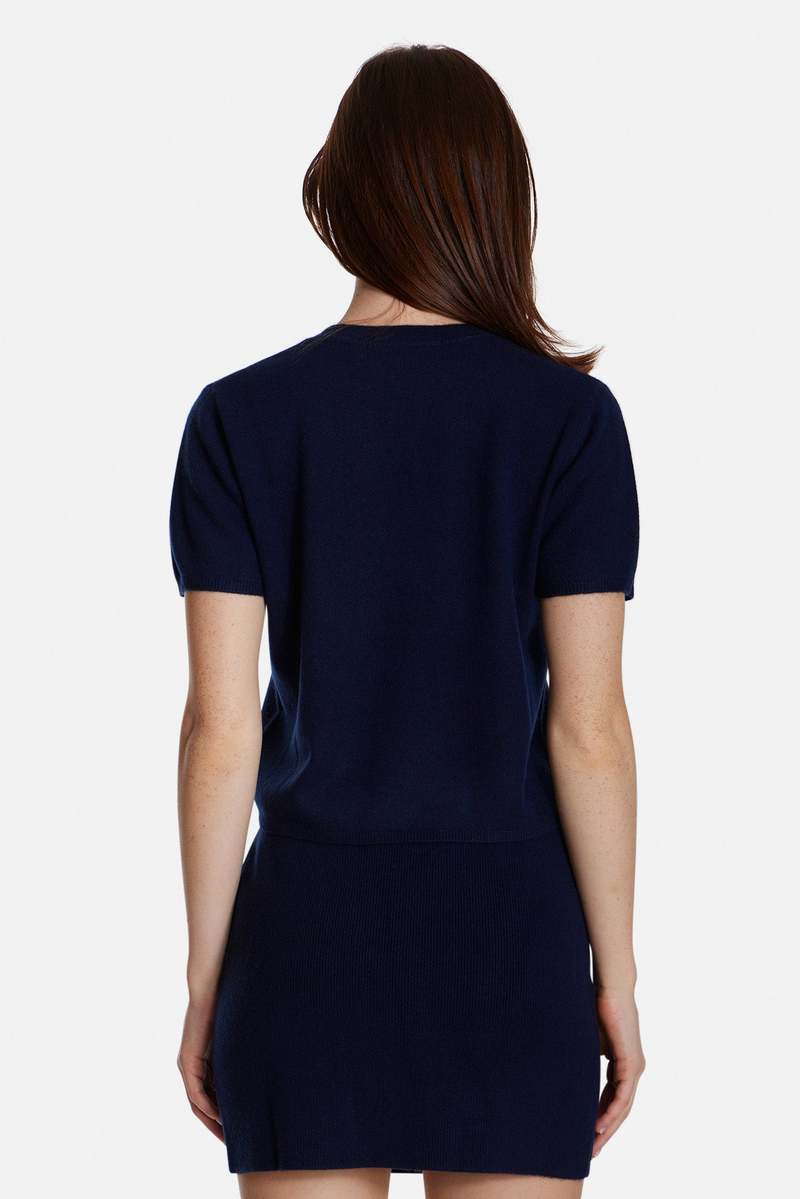 The Tile Club Bella Cashmere Short Sleeve Tee