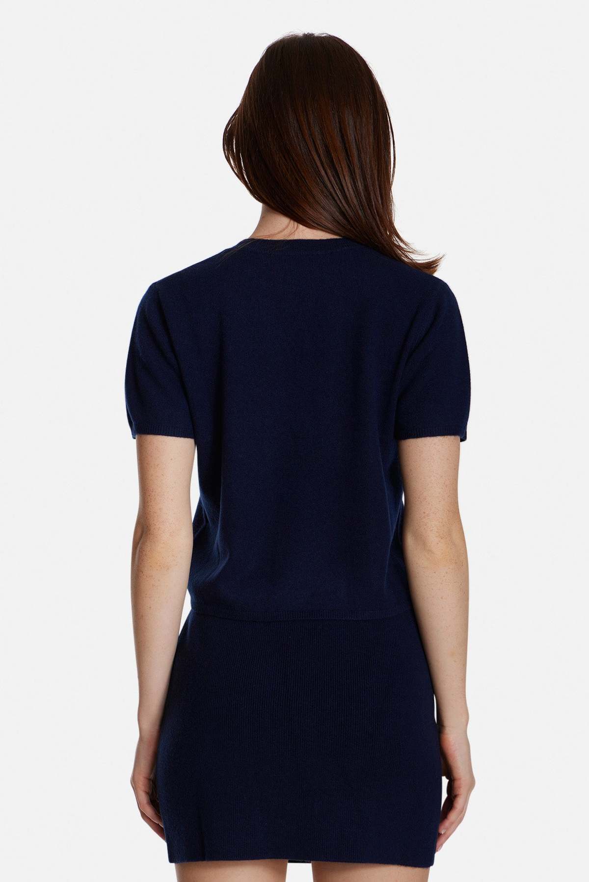 The Tile Club Bella Cashmere Short Sleeve Tee - Image 3 of 5