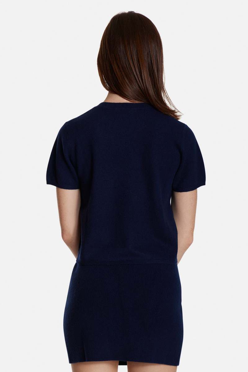 The Tile Club Bella Cashmere Short Sleeve Tee