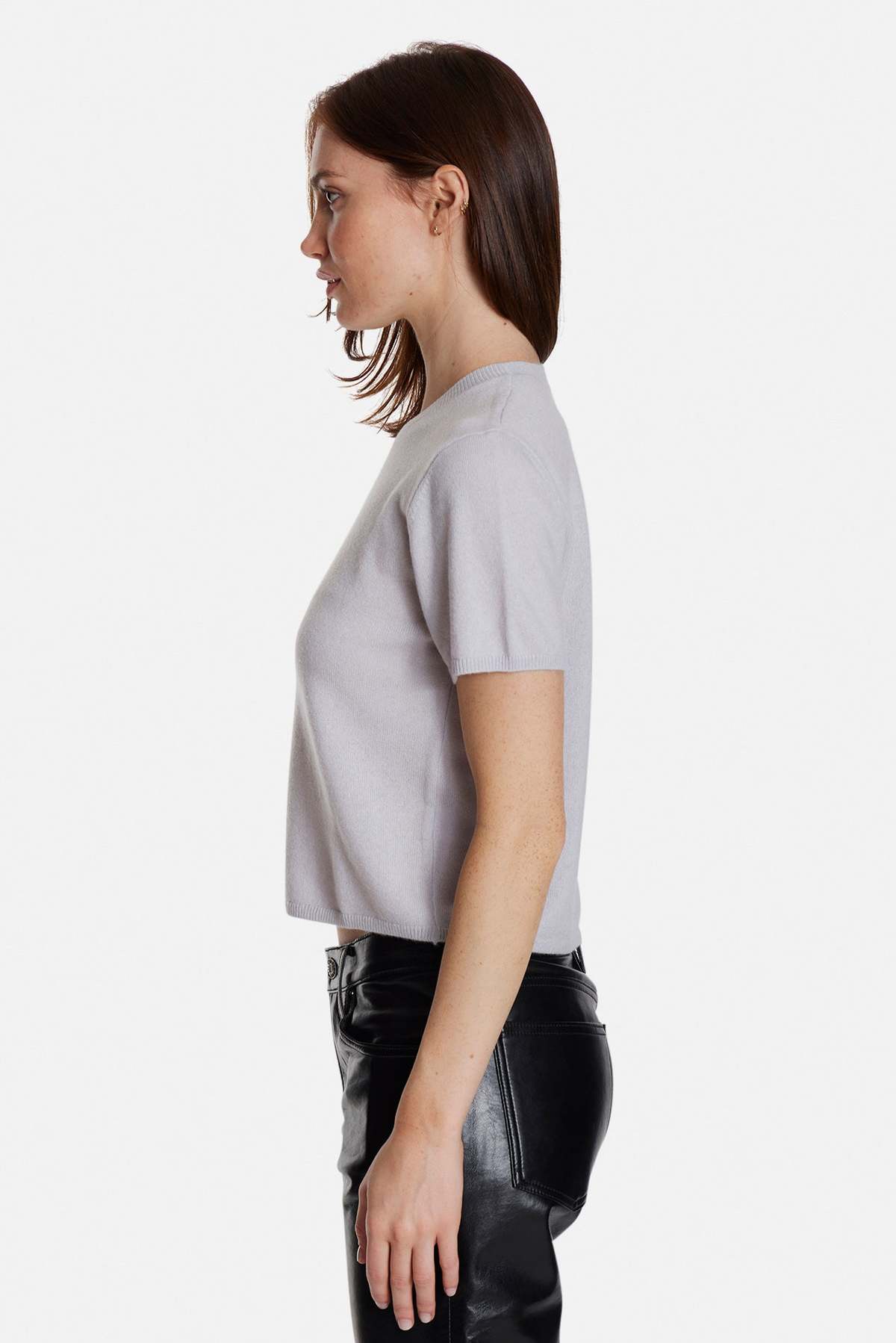 The Tile Club Bella Cashmere Short Sleeve Tee - Image 4 of 5