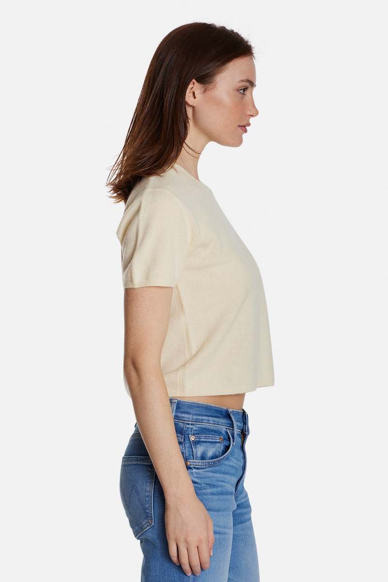 The Tile Club Bella Cashmere Short Sleeve Tee