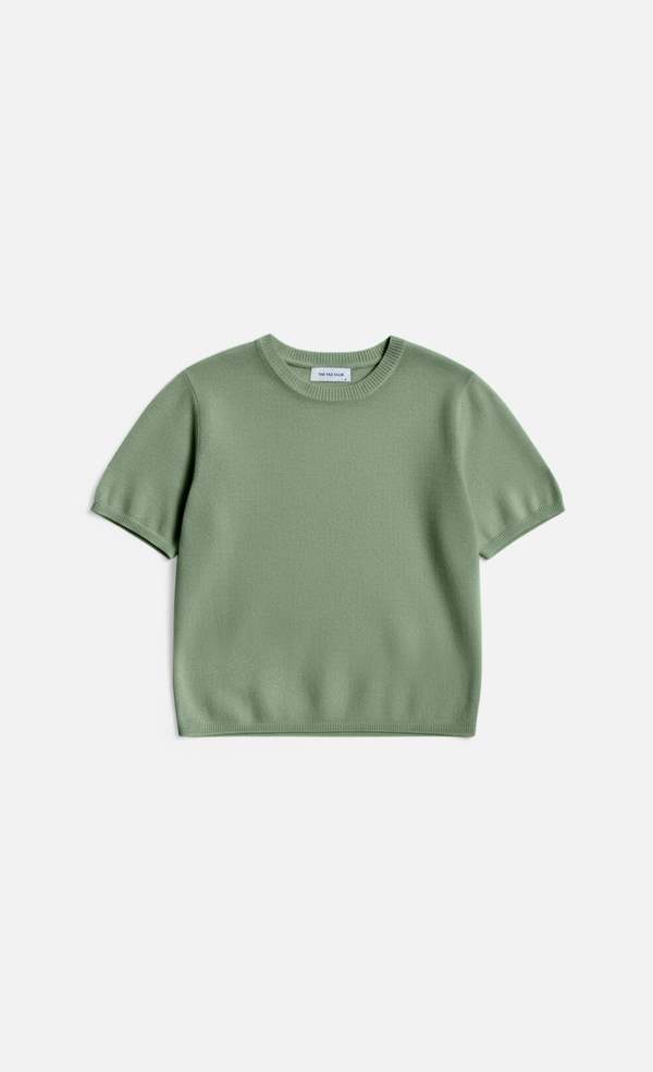 The Tile Club Bella Cashmere Short Sleeve Tee