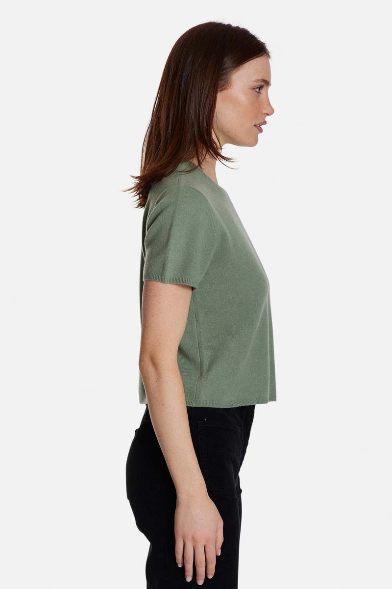 The Tile Club Bella Cashmere Short Sleeve Tee