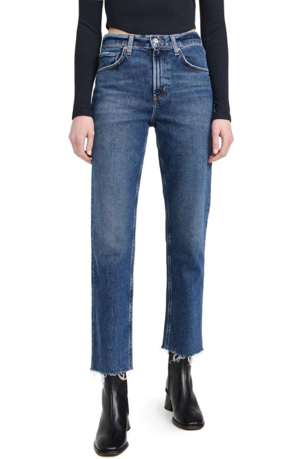 AGOLDE Valen Vintage Straight Jeans - Solace