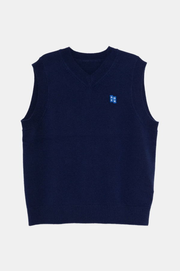 ADER ERROR Knitted Vest - Navy