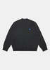 ADER ERROR Logo-Patch Button Cardigan - Charcoal - Thumbnail 1
