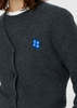 ADER ERROR Logo-Patch Button Cardigan - Charcoal - Thumbnail 3