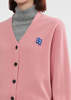 ADER ERROR Logo-Appliqué Cardigan - Pink - Thumbnail 6