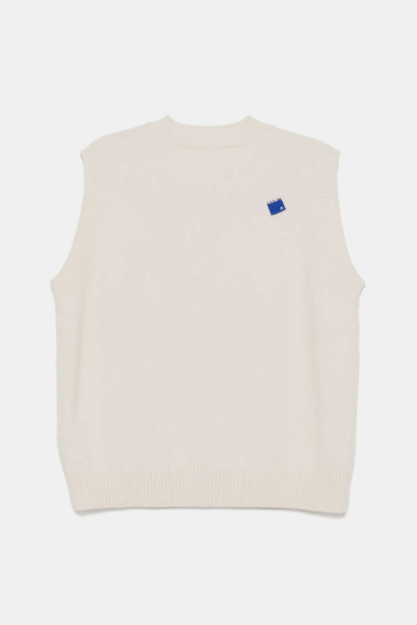 ADER ERROR Trs Tag Knitted Vest - Oatmeal