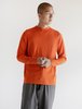 Leon Bara Merino Knit Tee Sweater - Orange - Thumbnail 1