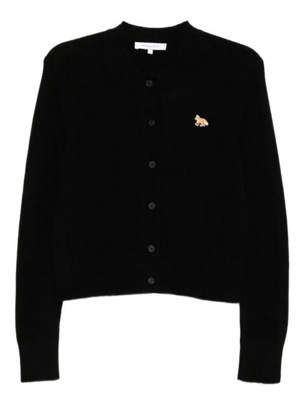 Maison Kitsun PW00506KT1006P199 Cardigan - Black