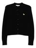 Maison Kitsuné PW00506KT1006P199 Cardigan - Black - Thumbnail 1
